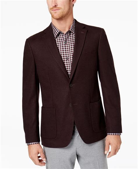 michael michael kors men's slim fit stretch solid sport coat|Men's MICHAEL Michael Kors Blazers .